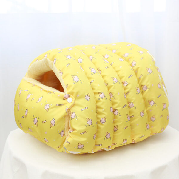 Closed Cat House, Washable and Suitable for All Seasons - Sleeping Nest with Extra Space - Image 3