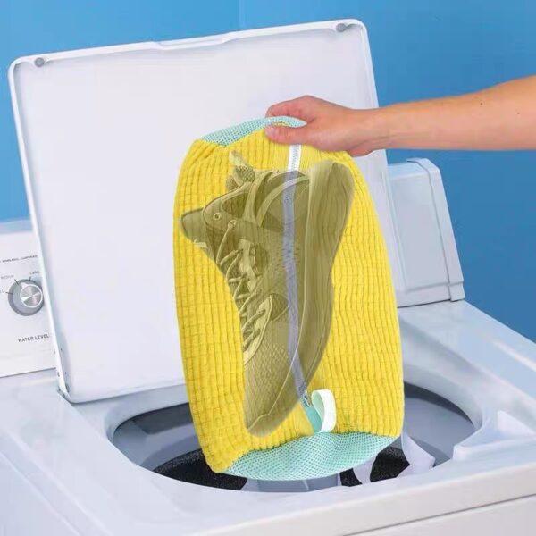 Reusable Shoe Laundry Bag with Zipper – Perfect for Washing Machines, Sneaker and Tennis Shoe Cleaning, and Dirt Removal. - Image 9