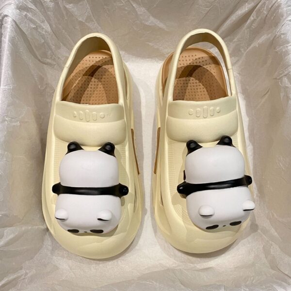 2024 Cute Slipper With Panda Lamp Summer Sandales Femme Light Funny Woman Slippers Shoes Women - Image 7