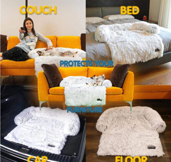 Comfortable and Practical Pet Cushion - Soft padding and bedding provide maximum comfort for your pets, with an elegant design that is easy to clean, keeping it always fresh and appealing. - Image 3