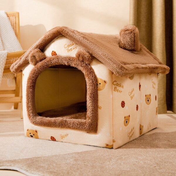 Closed Removable And Washable Autumn And Winter Tent Dog Bed Pet Bed Cat House - Image 2