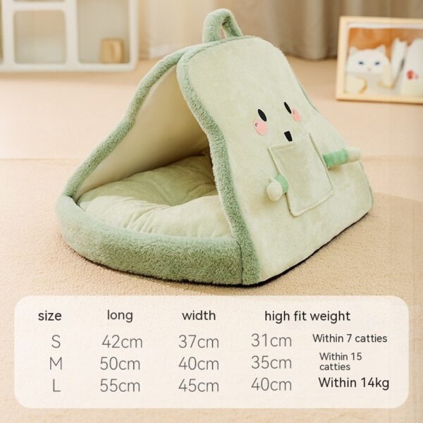 Closed Removable And Washable Autumn And Winter Tent Dog Bed Pet Bed Cat House - Image 7